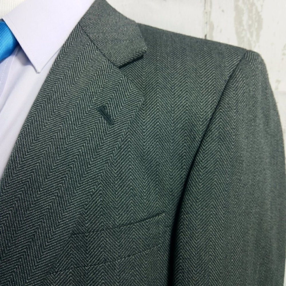 Croft & Barrow 42R Gray Suit Blazer Sports Coat